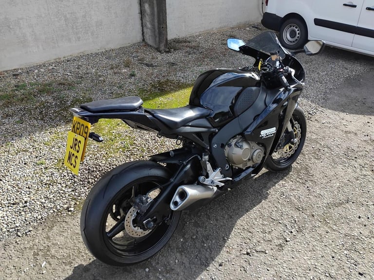 2009 09 HONDA CBR 1000 RR-8 FIREBLADE CBR1000RR CBR1000 BLACK SPORTS SUPERBIKE