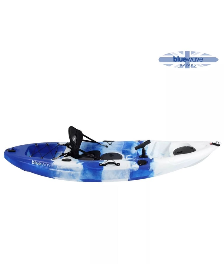 Crest Blue Wave Blue & White Sit On Top Sea Fishing Kayak Full Package Brand New ONLY 3 available 