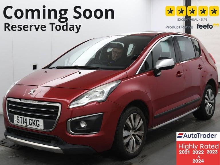 2014 Peugeot 3008 1.6 HDi Active SUV 5dr Diesel Manual Euro 5 (115 ps) Diesel Manual