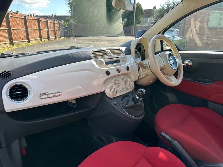 * 66,000 * 2010 FIAT 500 1.2 LOUNGE PETROL 3 DOOR HATCHBACK * £35 A YEAR ROAD TAX *