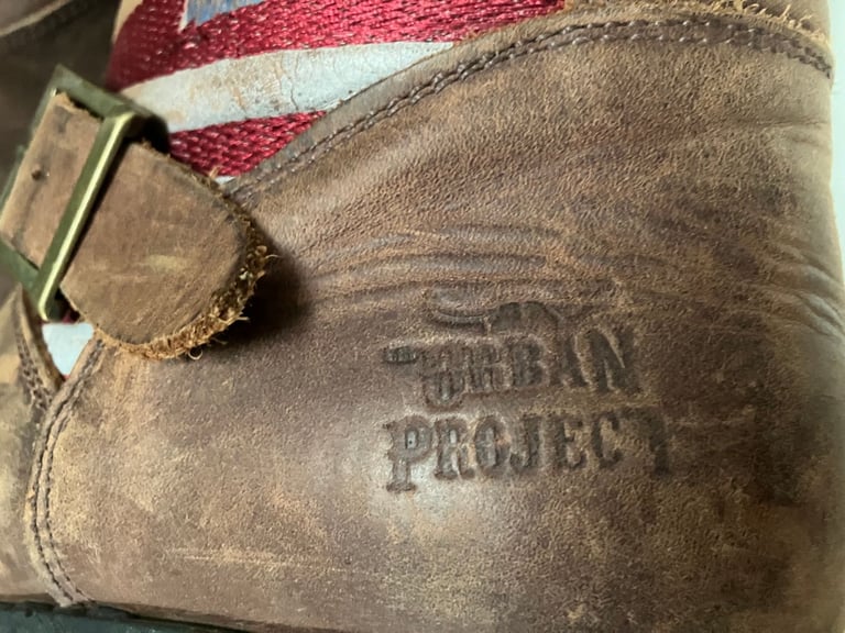 Brown Leather Ladies Boots size 6