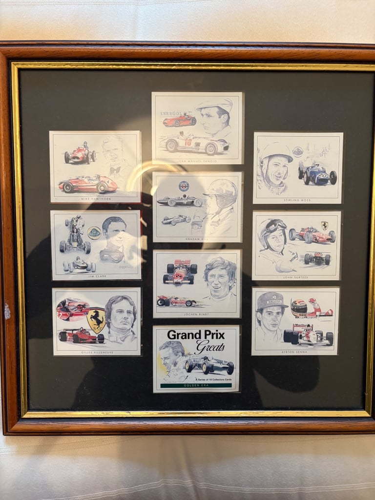 image for Golden Greats Framed set of 10 GP drivers