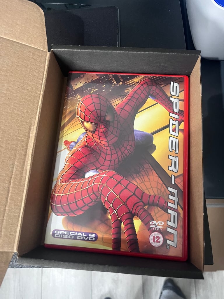 Spiderman DVD Clocks & dvd box