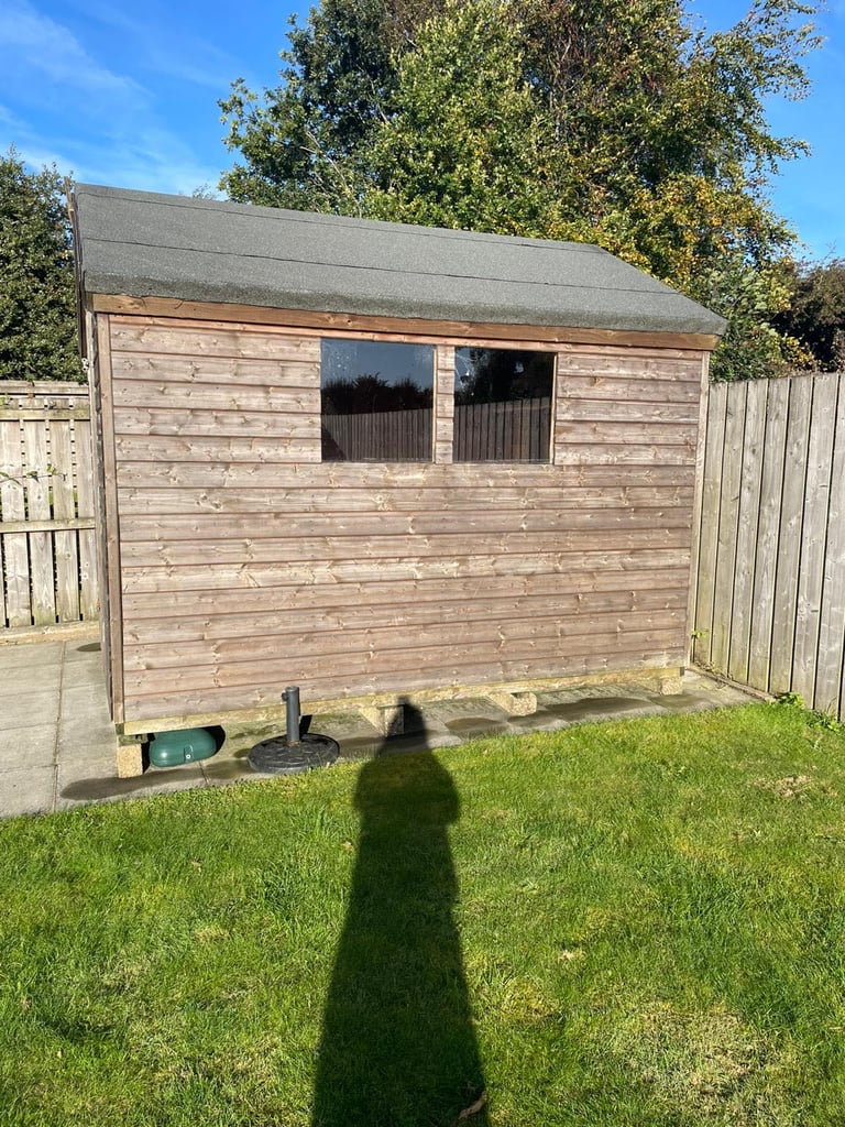 image for 10’x8’ Wooden Garden Shed