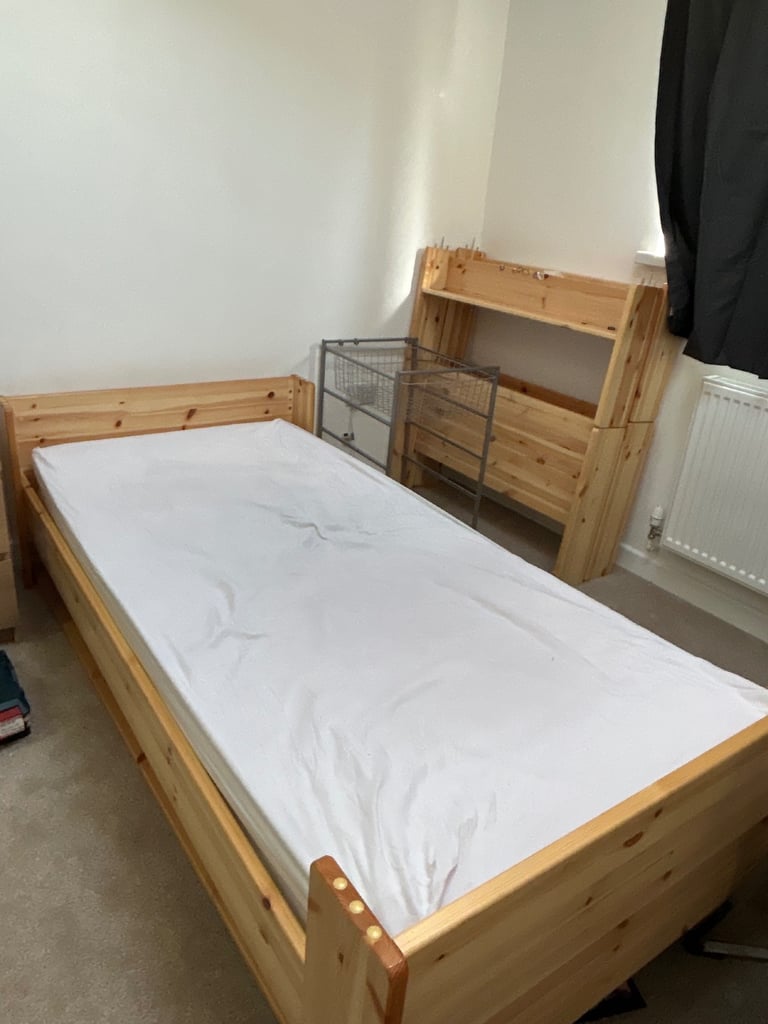 Steens solid wood hi-sleeper bed