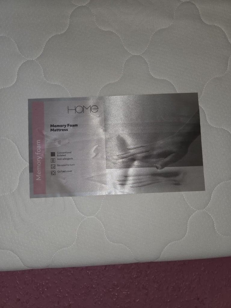 image for Memory foam double mattress 