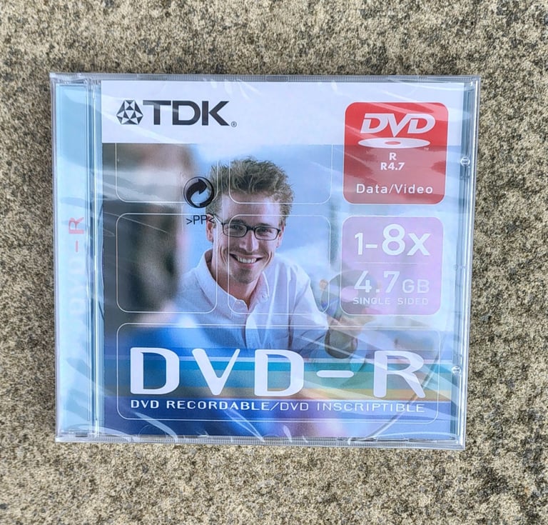 TDK DVVD-R Writable Recordable Data Video 4.7 GB - Brand New