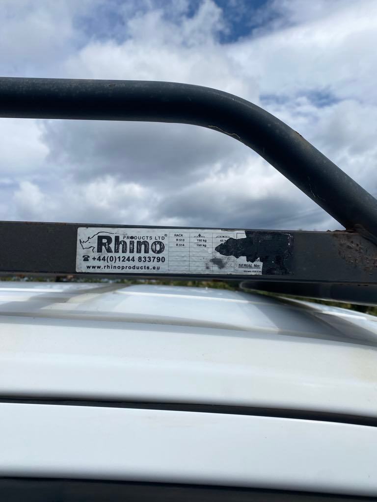 Mercedes vito 2014 rhino roof rack 150kg