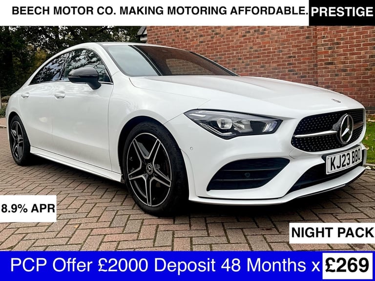 2023 Mercedes-Benz CLA 1.3 CLA180 AMG Line (Executive) Coupe 7G-DCT Euro 6 (s/s) 4dr COUPE Petrol...