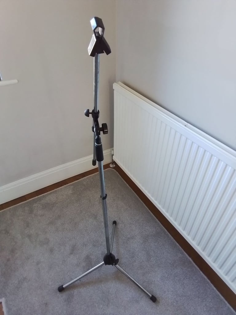 Microphone stand.