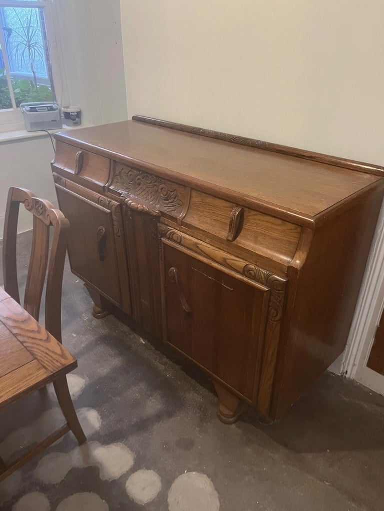 FREE Extending dining table and sideboard set