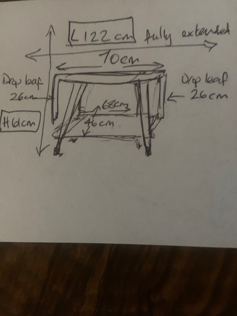 Repurposed VINTAGE Hostess TROLLEY -  work station