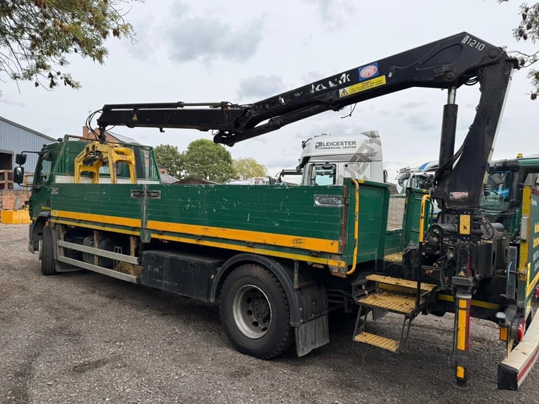 2015 DAF LF 55.220 DROPSIDE EURO 6 WITH HMF 1210 CRANE 