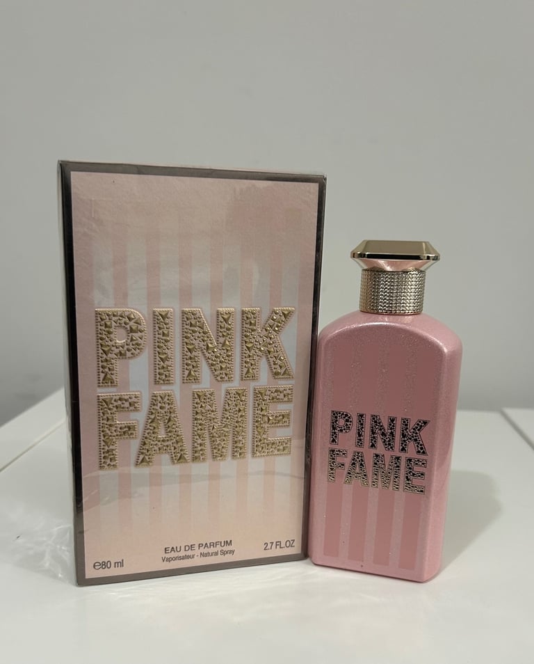 image for PINK FAME 80ML EAU DE PARFUMP BY FRAGRANCE WORLD PERFUMES RICH IN SWEET FLORAL