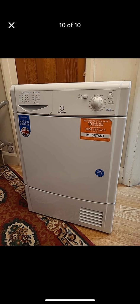 image for Indesit 8kg condenser tumble dryer 