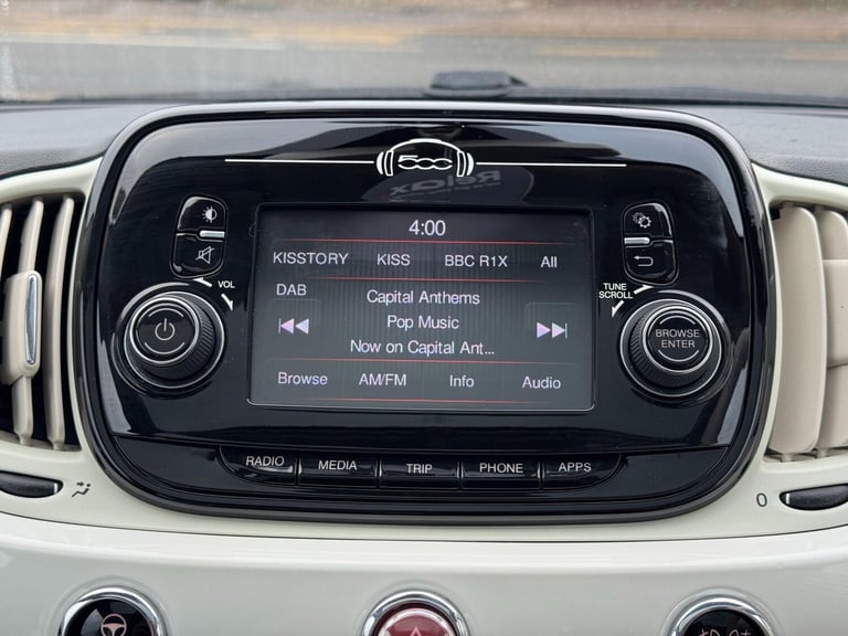 2018 Fiat 500 1.2 Lounge 3dr Dualogic HATCHBACK PETROL Automatic