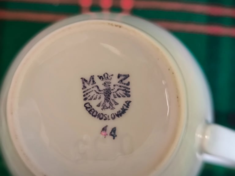 Vintage mid-century Czech Moritz Zdekauer Tea Set - c1950