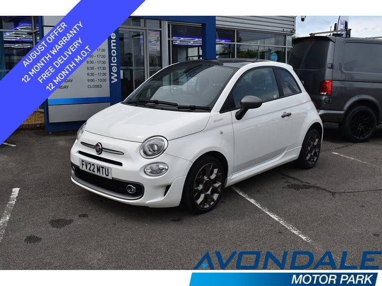 image for 2022 Fiat 500 1.0 MHEV Sport Hatchback 3dr Petrol Manual Euro 6 (s/s) (70 bhp) Hatchback Petrol M...