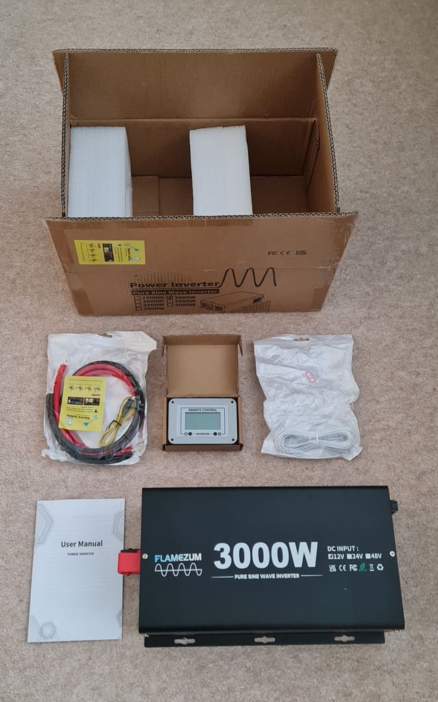 Flamezum 3000w Pure Sine Inverter 