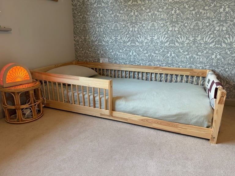 Gorgeous Tree Tale Single Montessori Kids Floor Beds - Wooden pine frame