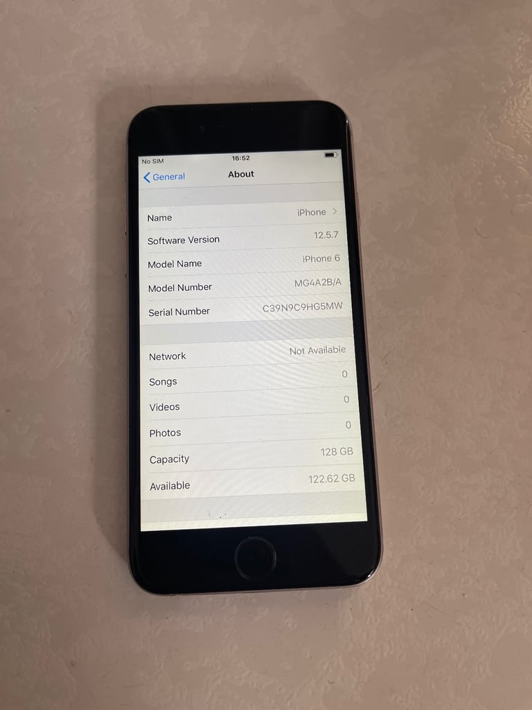 Apple iPhone 6……128 Gb.  Only £39