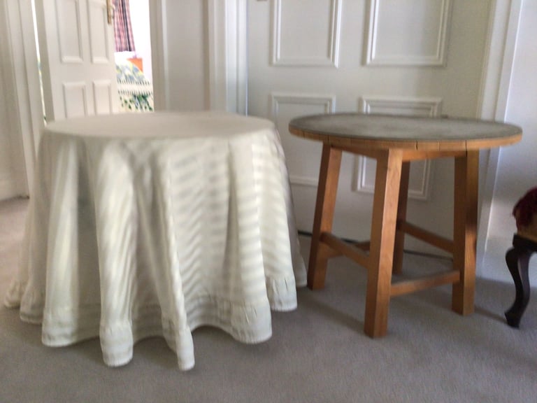 Small tables, 8 available, price each as shown.