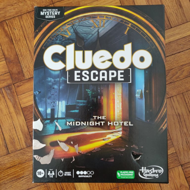 image for CLUEDO ESCAPE - THE MIDNIGHT HOTEL, BRAND NEW, SEALED, BOXED, HASBRO GAMING BORAD GAME £4