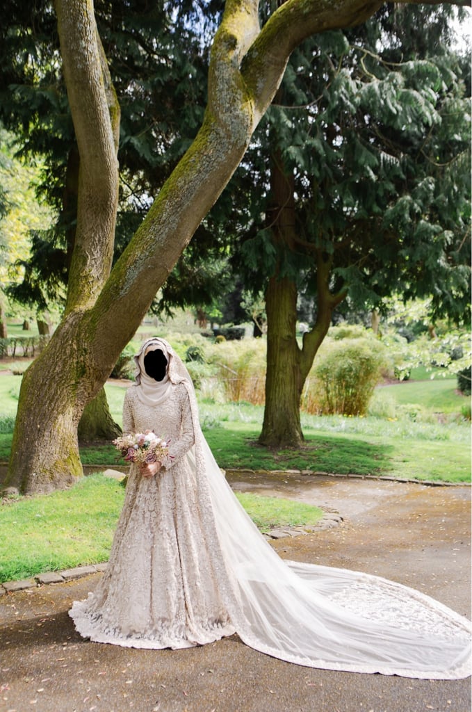 Asian wedding bridal beige/champagne dress