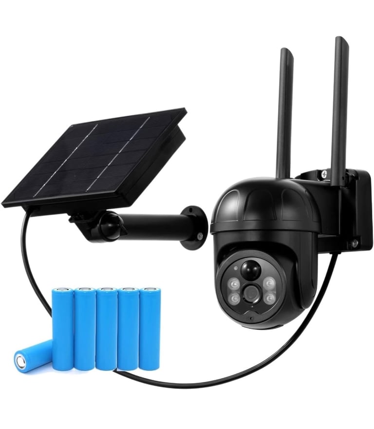 Surveillance Camera 1080P 4G IP Camera WIFI Outdoor 18650 Battery Solar Powerd