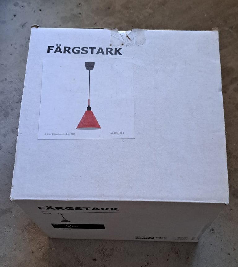 image for Pendant light , Red Brand new