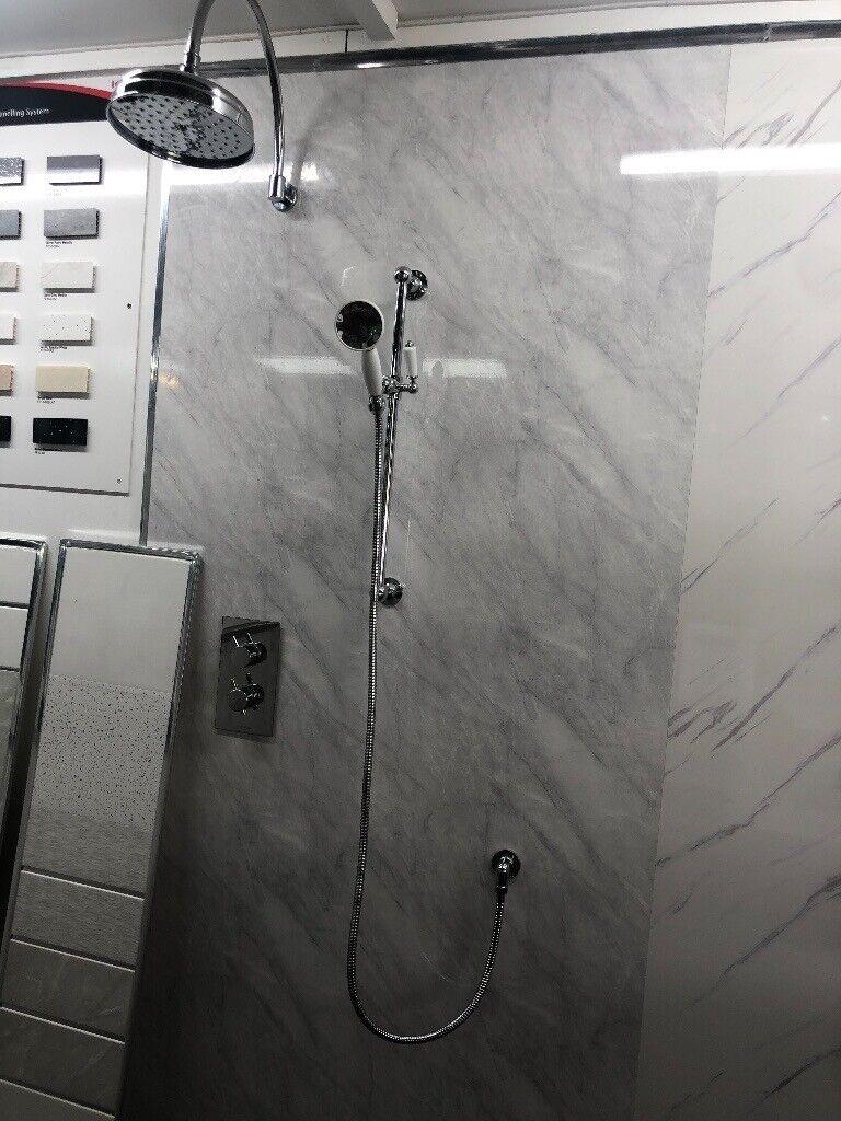  wet wall shower enclosure, CS PVC wall panels 10mm) CSH BATHROOMS