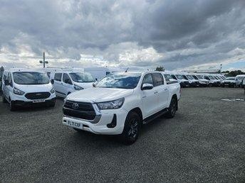 2021 ON 71 PLATE TOYOTA HILUX ICON D-4D 4WD DOUBLE CAB 150BHP 2400CC PICKUP ULEZ