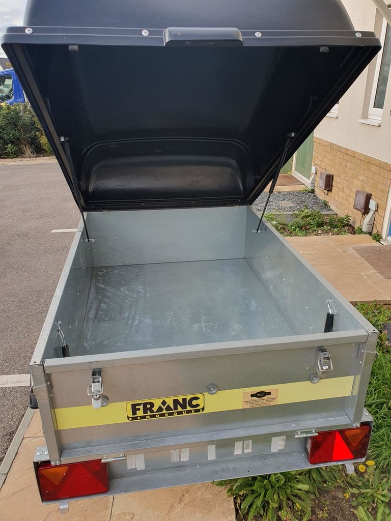 Franc 4x3 trailer with ABS hard top 