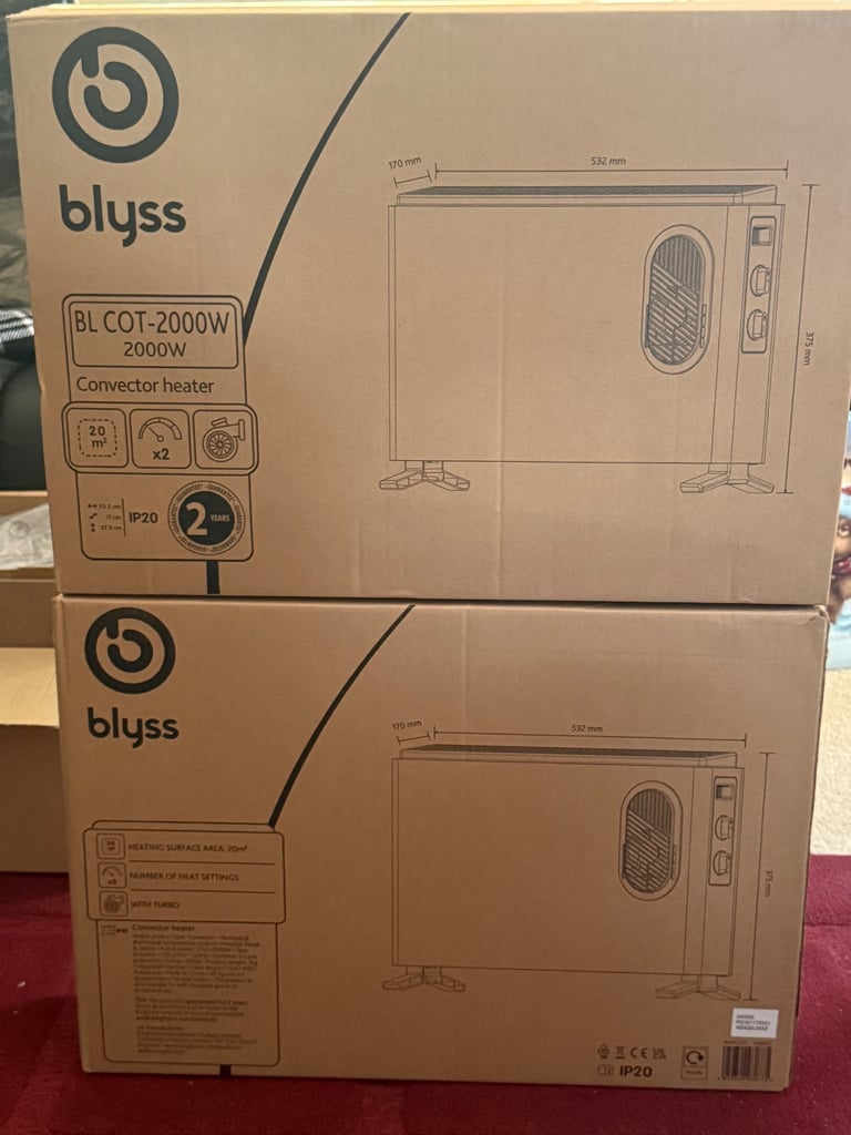 Blyss electric convector heater X2
