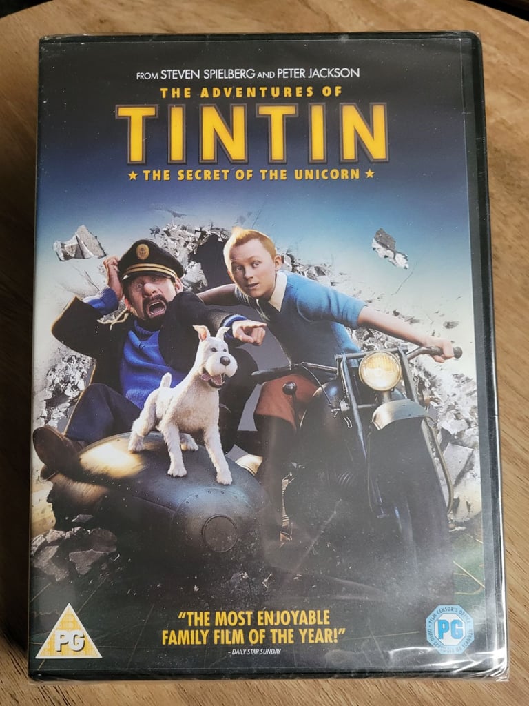 image for Tintin Secret Of The Unicorn DVD - New & Sealed