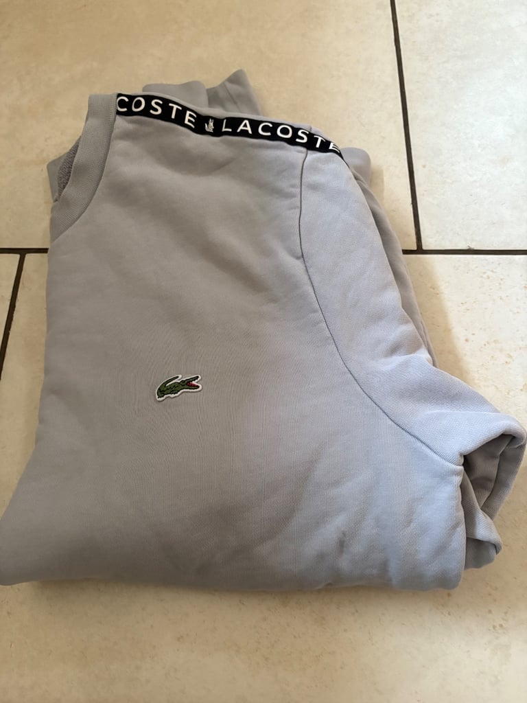 image for Men’s Lacoste light grey sweatshirt 