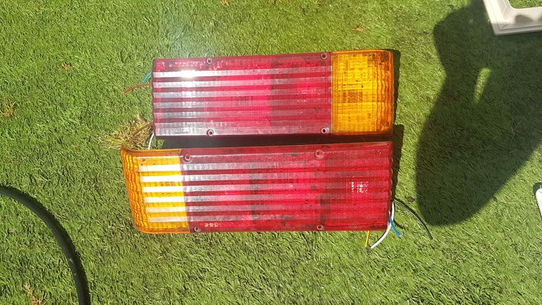 Caravan rear road lights, set of two or single.