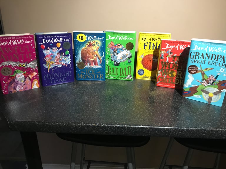 image for 7 David Walliams hardback books selling as job lot