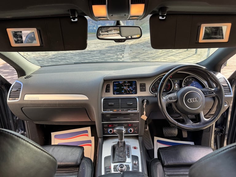 2012 AUDI Q7 3.0 TDI QUATTRO S LINE TIPTRONIC AUTO DIESEL 7 SEATER 5dr GREY 