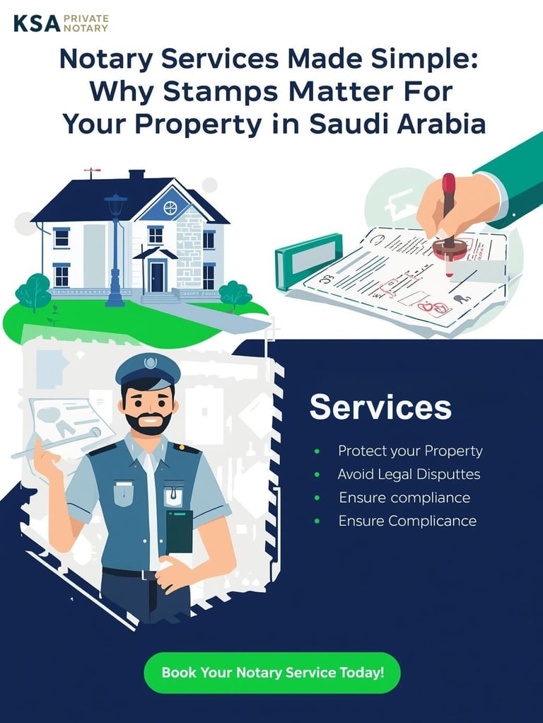 Notary Services in Saudi Arabia: Protecting Your Property and Business Deals