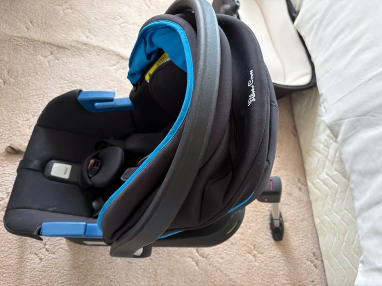 Silver Cross buggy, car seat and bassinet 