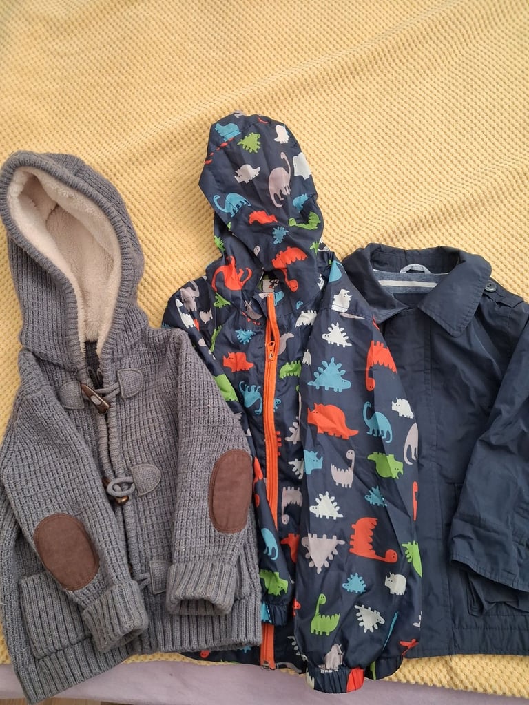 Selection of 2-3 year boys coats 