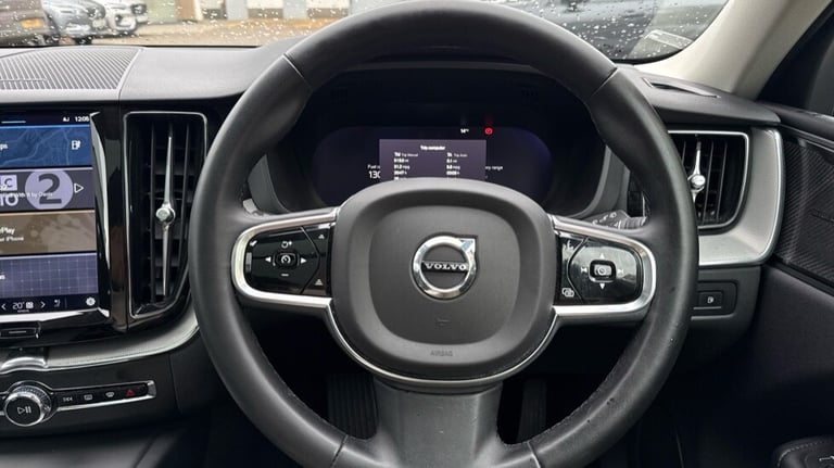 2023 Volvo XC60 Recharge Plus, T6 AWD plug-in hybrid, Electric/Petrol, Dark Estate Petrol Paralle...