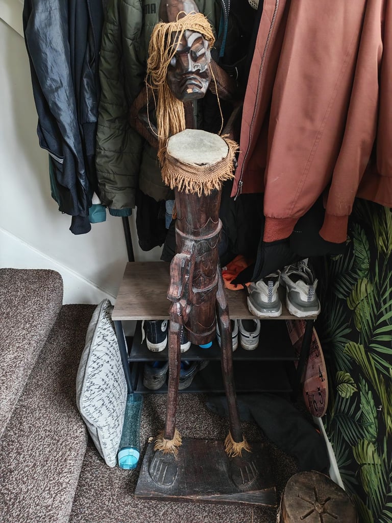 image for Old African tribe house deco 