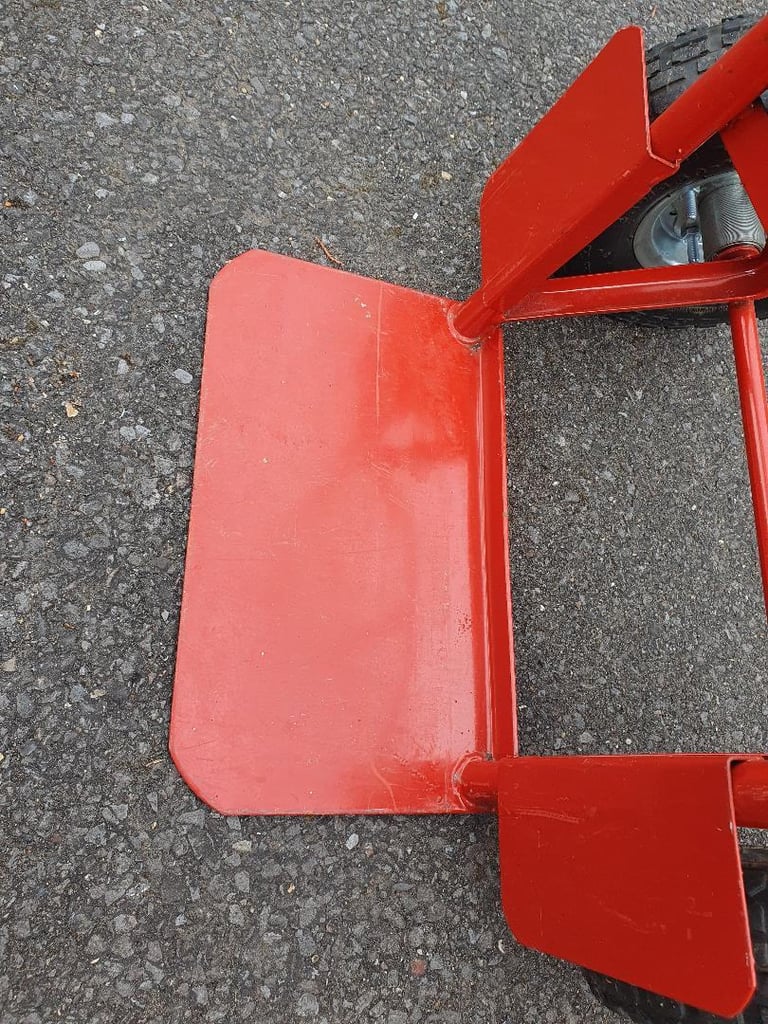Steel weight lifting pushcart/ Truck - Rubber Wheels - 250kg Capacity NEW.