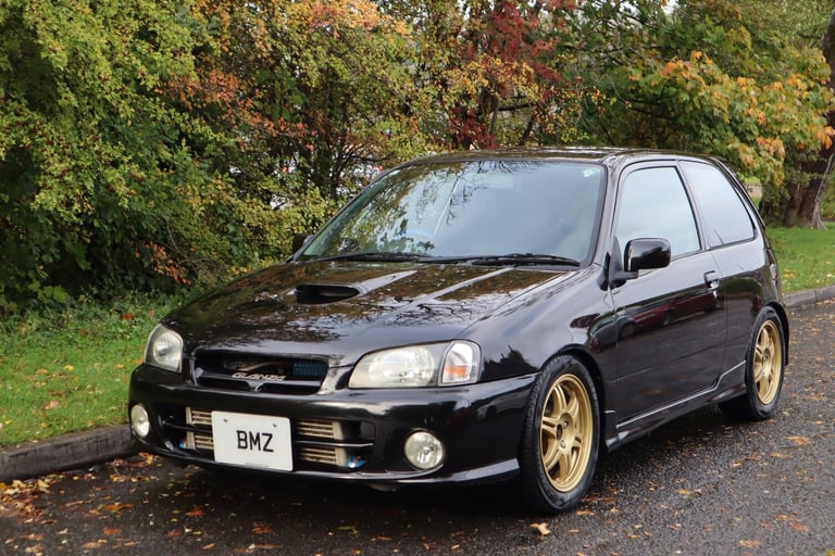 1999 Toyota Starlet GLANZA V 1.3 TURBO RECARO 3DR  Hatchback Petrol Manual