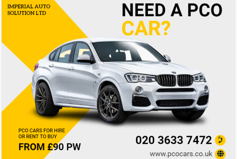 PCO Car Hire, Rental cars From £90 per week (cheap prices) - UBER-BOLT READY