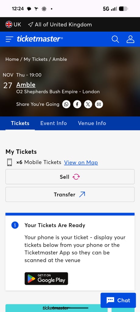 Amble London Shepherd's Bush