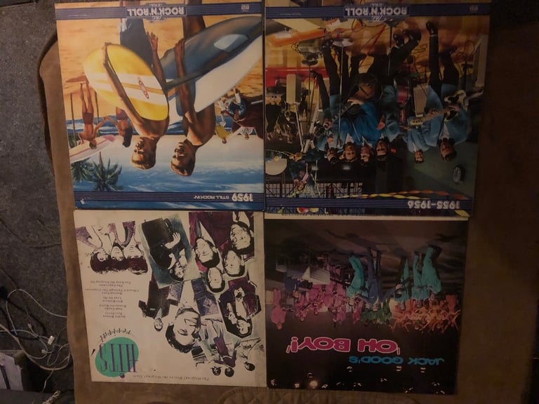 6 ROCK AND ROLL ALBUMS (£10)