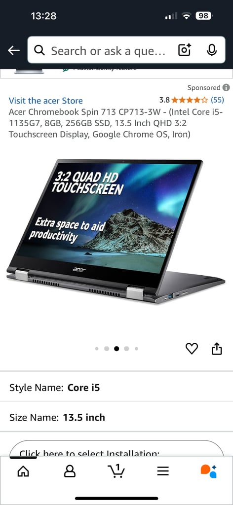 Acer Chromebook spin 713